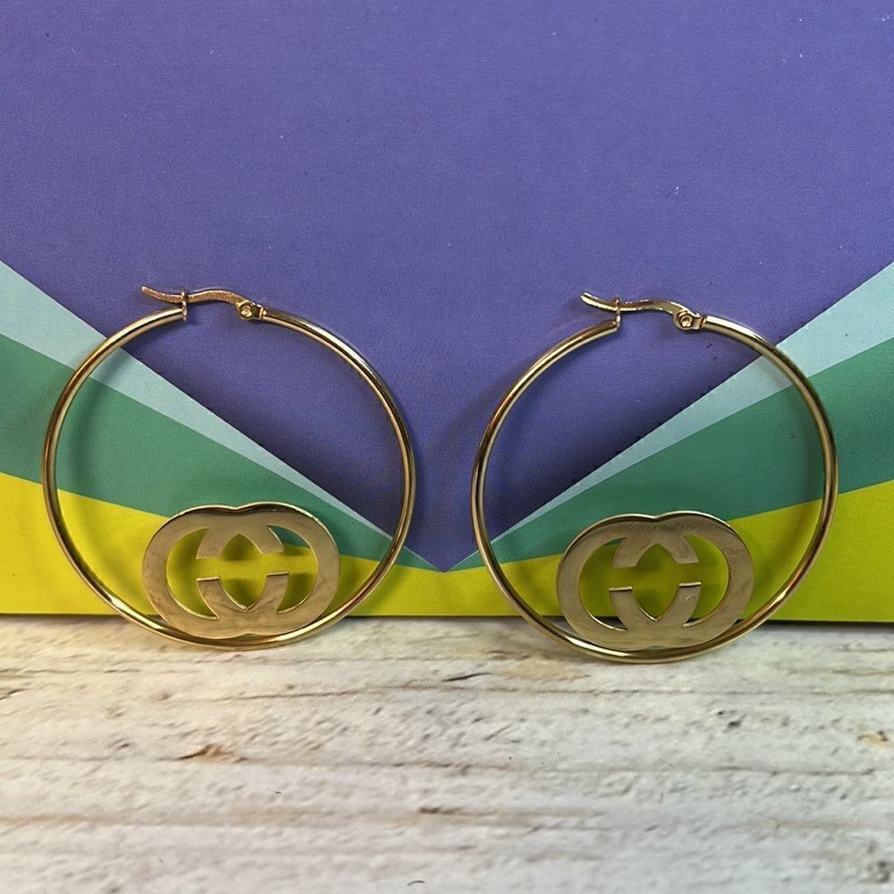 Hoop earrings   - Picture 2 of 3